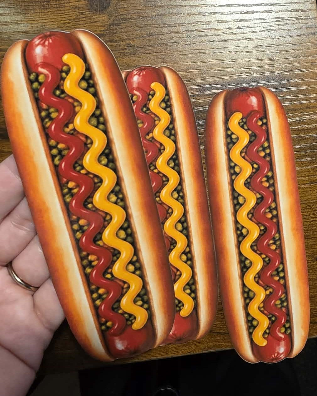 Poolside Bookmark- Hotdog double sided Bookmark