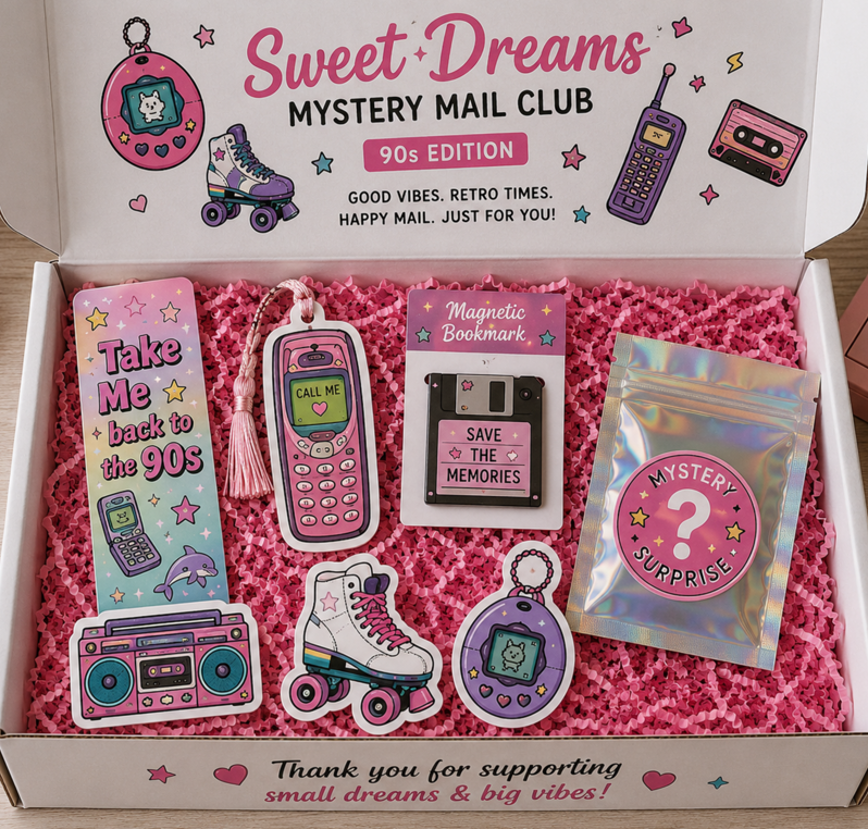 Sweet Dreams Monthly Mystery Mail Club- AUGUST