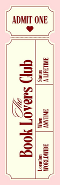 Book Related Bookmark- Holographic Book Club Ticket Double-sided Bookmark
