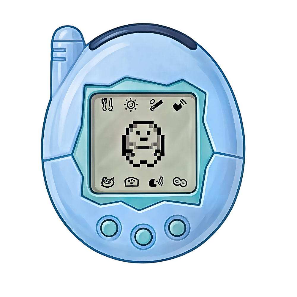 90's Tamagotchi 3-Inch Sticker