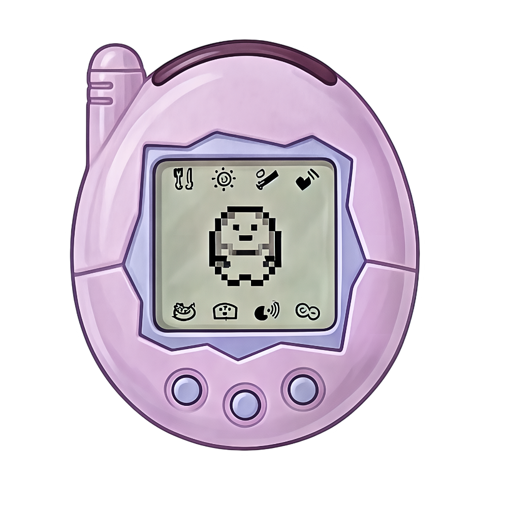 90's Tamagotchi 3-Inch Sticker