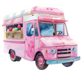 Poolside Sticker - Ice Cream Truck