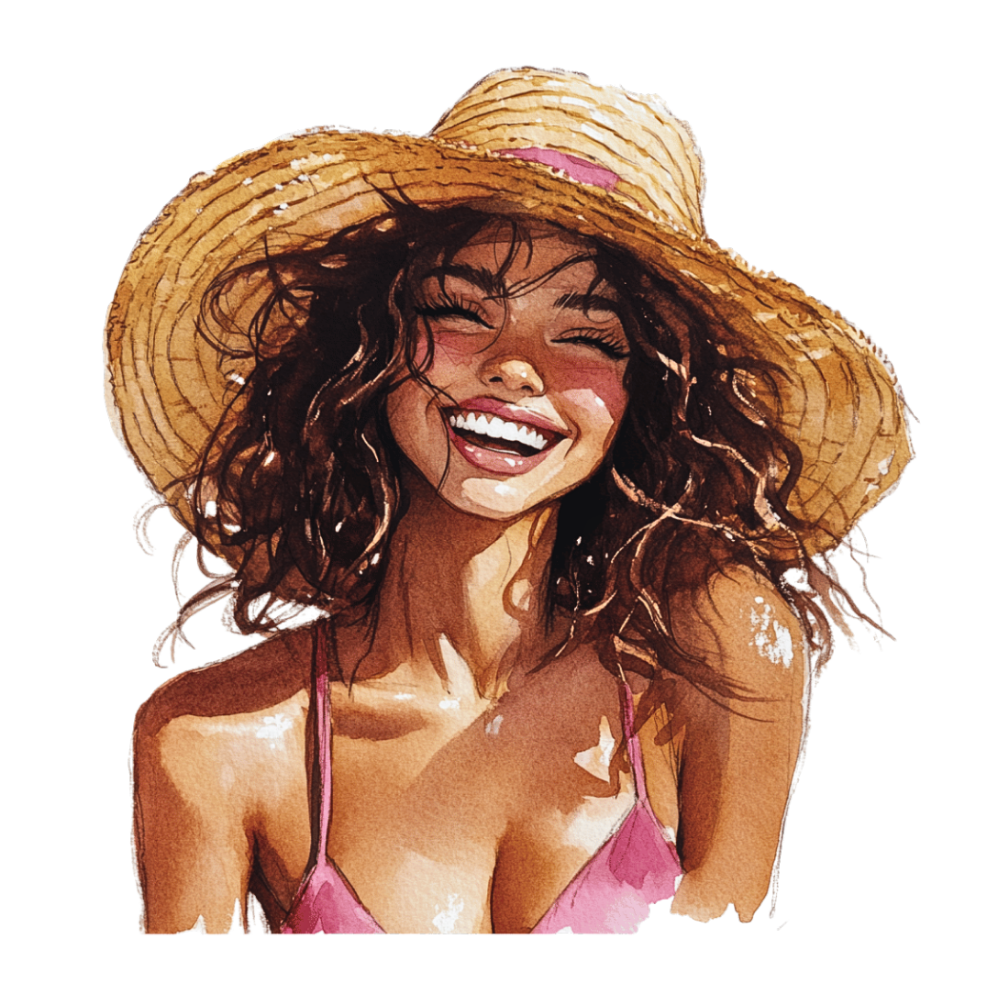 Poolside Sticker - Shady Gal
