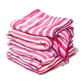 Poolside Pink Towel Stack 3inch Sticker